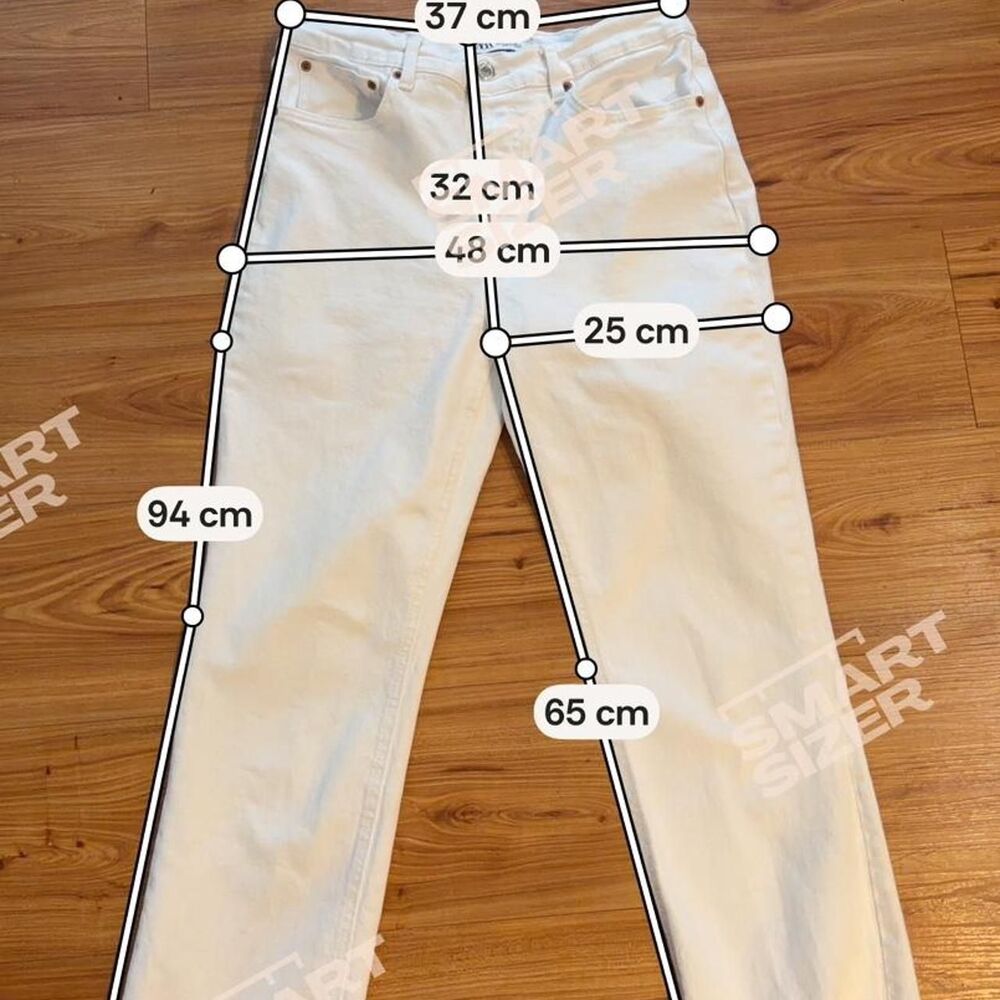 Zara Women's White Jeans - Picture 3 of 6